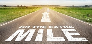 Go the extra mile